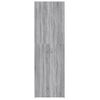 Armario De Almacenamiento | Armario De Oficina Madera Contrachapada Sonoma Gris 60x32x190cm Cfw740504