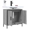 Armario Lavabo Baño | Mueble Baño Madera Ingeniería Gris Sonoma 60x30x60 Cm Cfw741379