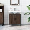 Armario Lavabo Baño | Mueble Baño Madera Ingeniería Roble Marrón 60x30x60 Cm Cfw741392