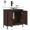 Armario Lavabo Baño | Mueble Baño Madera Ingeniería Roble Marrón 60x30x60 Cm Cfw741392