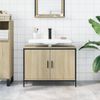 Armario Lavabo Baño | Mueble Baño Madera Ingeniería Roble Sonoma 80x30x60 Cm Cfw741401