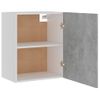 Pack 2 Uds Armarios Colgantes | Mueble Pared | Armario De Pared Madera Contrachapada Gris 50x31x60 Cm Cfw741682