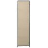 Pack 2 Uds Armario De Almacenamiento | Armarios Plegables De Tela Color Crema 110x45x175 Cm Cfw741889