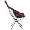 Sillón De Salón | Silla De Camping Plegable Pvc Y Aluminio Negro Cfw789727