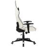 Silla De Gaming | Silla De Oficina | Silla Gamer Ergonomica De Cuero Sintético Blanco Y Negro Cfw789817