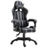 Silla De Gaming | Silla De Oficina | Silla Gamer Ergonomica De Cuero Sintético Gris Cfw789820