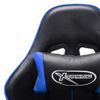 Silla De Gaming | Silla De Oficina | Silla Gamer Ergonomica De Cuero Sintético Negro Y Azul Cfw789821