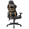 Silla De Gaming | Silla De Oficina | Silla Gamer Ergonomica De Cuero Sintético Negro Y Dorado Cfw789823