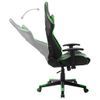 Silla De Gaming | Silla De Oficina | Silla Gamer Ergonomica De Cuero Sintético Negro Y Verde Cfw789828