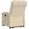 Silla De Masaje | Sillón De Relax | Silla De Relax Reclinable De Pie De Tela Color Crema Cfw789833