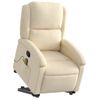 Silla De Masaje | Sillón De Relax | Silla De Relax Reclinable De Pie De Tela Color Crema Cfw789834