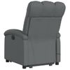 Silla De Masaje | Sillón De Relax | Silla De Relax Reclinable De Pie De Tela Gris Oscuro Cfw789845