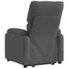 Silla De Masaje | Sillón De Relax | Silla De Relax Reclinable De Pie De Tela Gris Oscuro Cfw789847