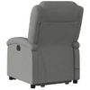 Silla De Masaje | Sillón De Relax | Silla De Relax Reclinable De Pie De Tela Gris Oscuro Cfw789856