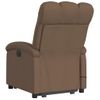 Silla De Masaje | Sillón De Relax | Silla De Relax Reclinable De Pie De Tela Marrón Cfw789860