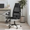 Silla De Masaje | Silla De Gaming Altura Ajustable Tela Malla Y Cuero Pe Negro Cfw789879