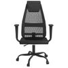 Silla De Masaje | Silla De Gaming Altura Ajustable Tela Malla Y Cuero Pe Negro Cfw789879