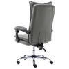 Silla De Masaje | Silla De Gaming De Cuero Sintético Gris Antracita Cfw789890