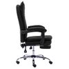 Silla De Masaje | Silla De Gaming De Cuero Sintético Negra Cfw789896