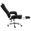 Silla De Masaje | Silla De Gaming De Cuero Sintético Negra Cfw789896