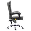 Silla De Masaje | Silla De Gaming De Masaje De Cuero Sintético Gris Antracita Cfw789907