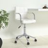 Silla De Masaje | Silla De Gaming Giratoria De Cuero Sintético Blanco Cfw789933