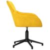 Silla De Masaje | Silla De Gaming Giratoria De Terciopelo Amarillo Cfw789962