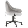 Silla De Masaje | Silla De Gaming Giratoria De Terciopelo Gris Claro Cfw789966