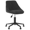 Silla De Masaje | Silla De Gaming Giratoria De Terciopelo Negro Cfw789972