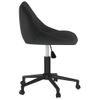 Silla De Masaje | Silla De Gaming Giratoria De Terciopelo Negro Cfw789972