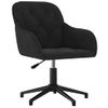 Silla De Masaje | Silla De Gaming Giratoria De Terciopelo Negro Cfw789975