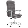 Silla De Masaje | Silla De Gaming Reclinable Cuero Sintético Gris Cfw790012