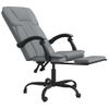 Silla De Masaje | Silla De Gaming Reclinable De Tela Gris Claro Cfw790033