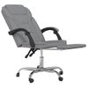 Silla De Masaje | Silla De Gaming Reclinable De Tela Gris Claro Cfw790034