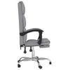 Silla De Masaje | Silla De Gaming Reclinable De Tela Gris Claro Cfw790035