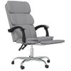 Silla De Masaje | Silla De Gaming Reclinable De Tela Gris Claro Cfw790035