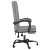 Silla De Masaje | Silla De Gaming Reclinable De Tela Gris Claro Cfw790036