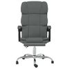 Silla De Masaje | Silla De Gaming Reclinable De Tela Gris Oscuro Cfw790038