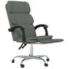 Silla De Masaje | Silla De Gaming Reclinable De Tela Gris Oscuro Cfw790038