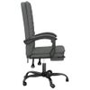 Silla De Masaje | Silla De Gaming Reclinable De Tela Gris Oscuro Cfw790041