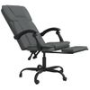 Silla De Masaje | Silla De Gaming Reclinable De Tela Gris Oscuro Cfw790042