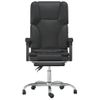 Silla De Masaje | Silla De Gaming Reclinable Masaje Cuero Sintético Negro Cfw790055