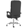 Silla De Masaje | Silla De Gaming Reclinable Masaje Cuero Sintético Negro Cfw790055