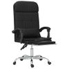 Silla De Masaje | Silla De Gaming Reclinable Masaje Cuero Sintético Negro Cfw790056