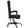 Silla De Masaje | Silla De Gaming Reclinable Masaje Cuero Sintético Negro Cfw790057