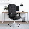 Silla De Masaje | Silla De Gaming Reclinable Masaje Cuero Sintético Negro Cfw790058