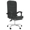 Silla De Masaje | Silla De Gaming Reclinable Masaje Cuero Sintético Negro Cfw790058