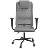 Silla De Masaje | Silla De Gaming Tela De Malla Y Cuero Sintético Gris Cfw790060