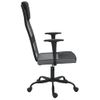 Silla De Masaje | Silla De Gaming Tela De Malla Y Cuero Sintético Gris Y Negro Cfw790063