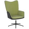 Sillón De Relax | Silla De Relax | Silla De Relajación Con Reposapiés Terciopelo Y Pvc Verde Claro Cfw790148